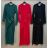 Šaty dlouhé elegantní dlouhý rukáv dámské (S/M/L ONE SIZE) ITALSKÁ MÓDA IMD25345