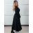 Šaty volnočasové dlhý rukáv dámske (S/M/L ONE SIZE) TALIANSKA MÓDA IMM25M55931