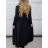 Šaty volnočasové dlhý rukáv dámske (S/M/L ONE SIZE) TALIANSKA MÓDA IMM25M55931