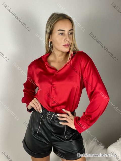 Košile dlouhý rukáv dámská (S/M/L ONE SIZE) ITALSKá MODA IMSD250001/DR