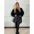 Bunda oversize dlouhý rukáv dámská (S/M/L ONE SIZE) ITALSKÁ MÓDA IMD25232