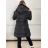 Kabát zimní s kapucí dámská LHD fashion (S-2XL) LHD-2M-231-4/DU M čierna