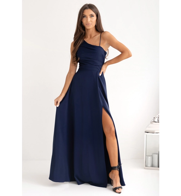 Šaty dlouhé společenské na ramínka dámské MONACO (32-40) POLSKÁ MÓDA PMLAM25001420-4