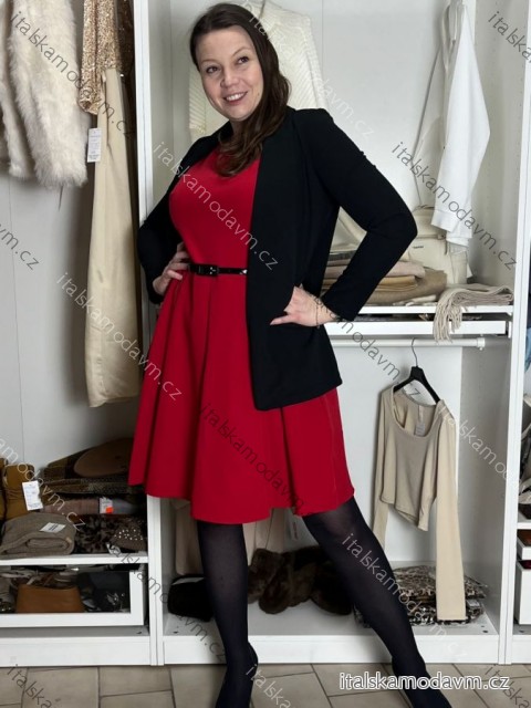 Sako elegantní dlouhý rukáv dámské (S/M/L ONE SIZE) ITALSKÁ MÓDA IMC25174/DUR