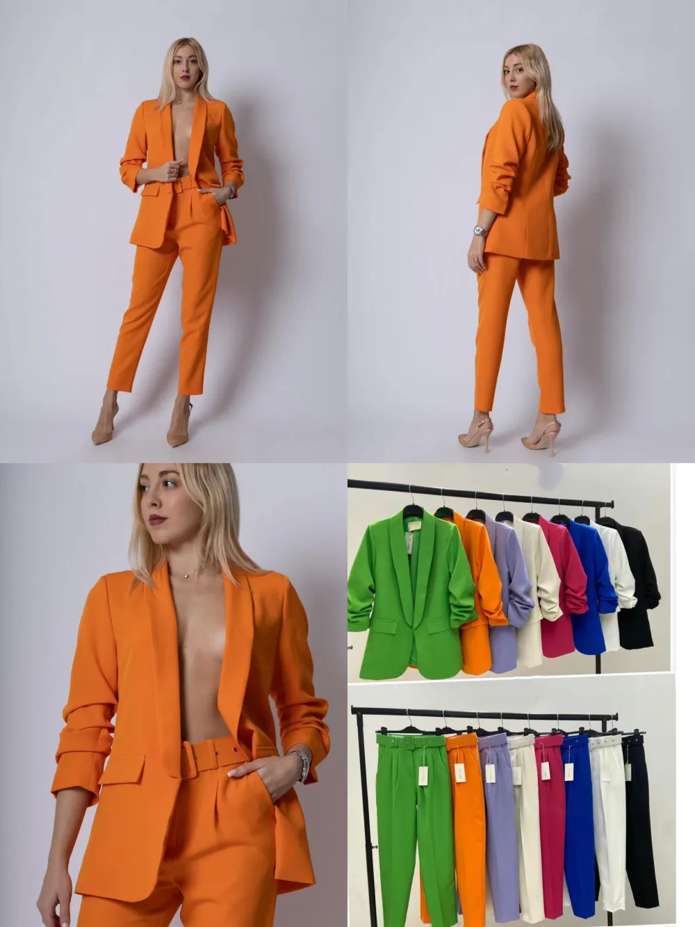 Kalhoty elegantní tříčtvrteční 3/4 krátké dámské (S/M/L ONE SIZE) ITALSKÁ MÓDA IMPLI261703