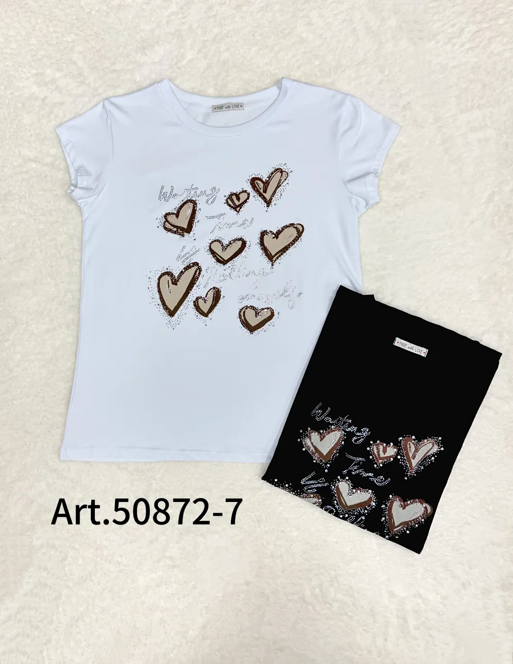 Tričko krátký rukáv dámské (S/M/L ONE SIZE) ITALSKÁ MÓDA IMPLI2550872-7