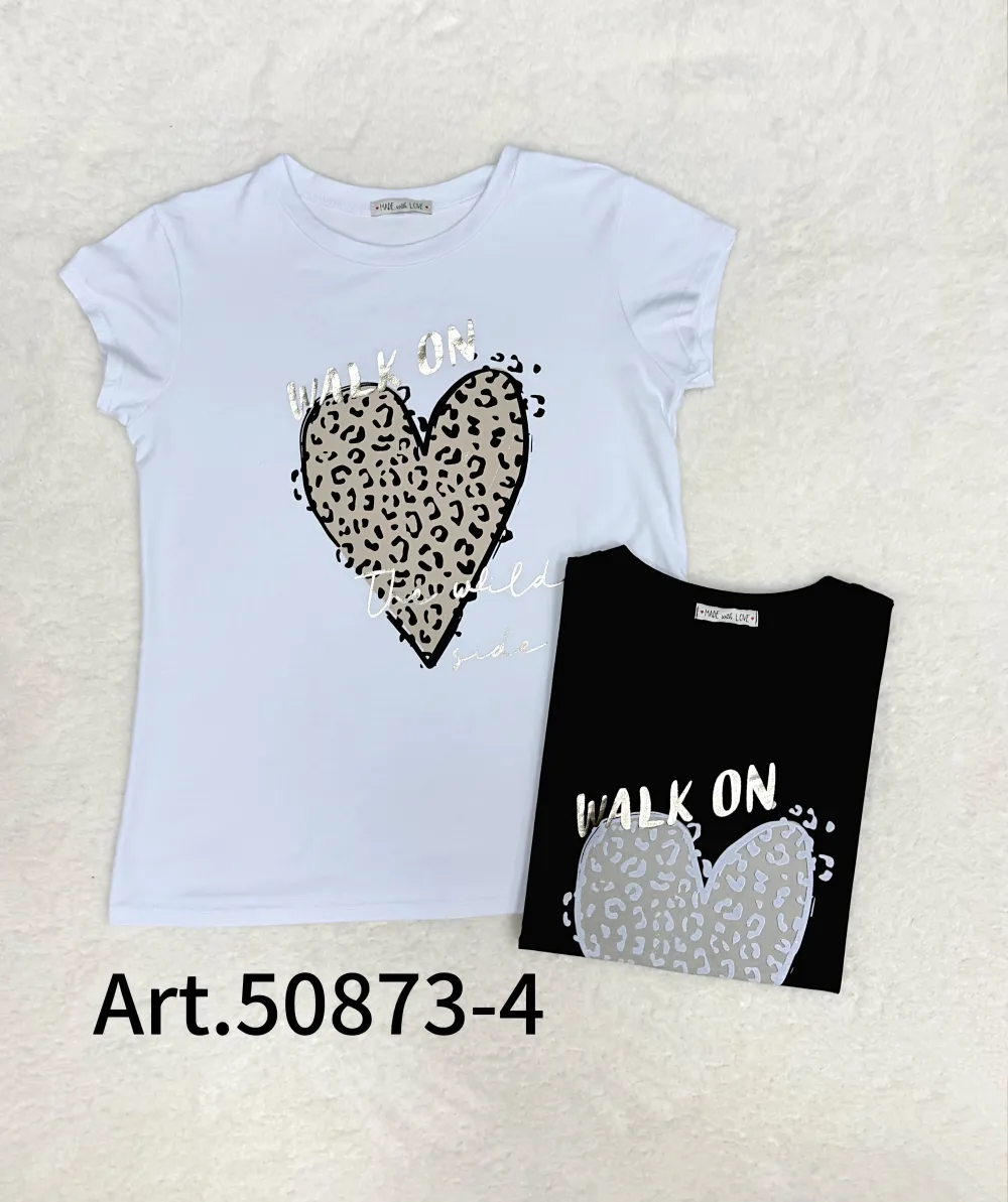 Tričko krátký rukáv dámské (S/M/L ONE SIZE) ITALSKÁ MÓDA IMPLI2650873-4