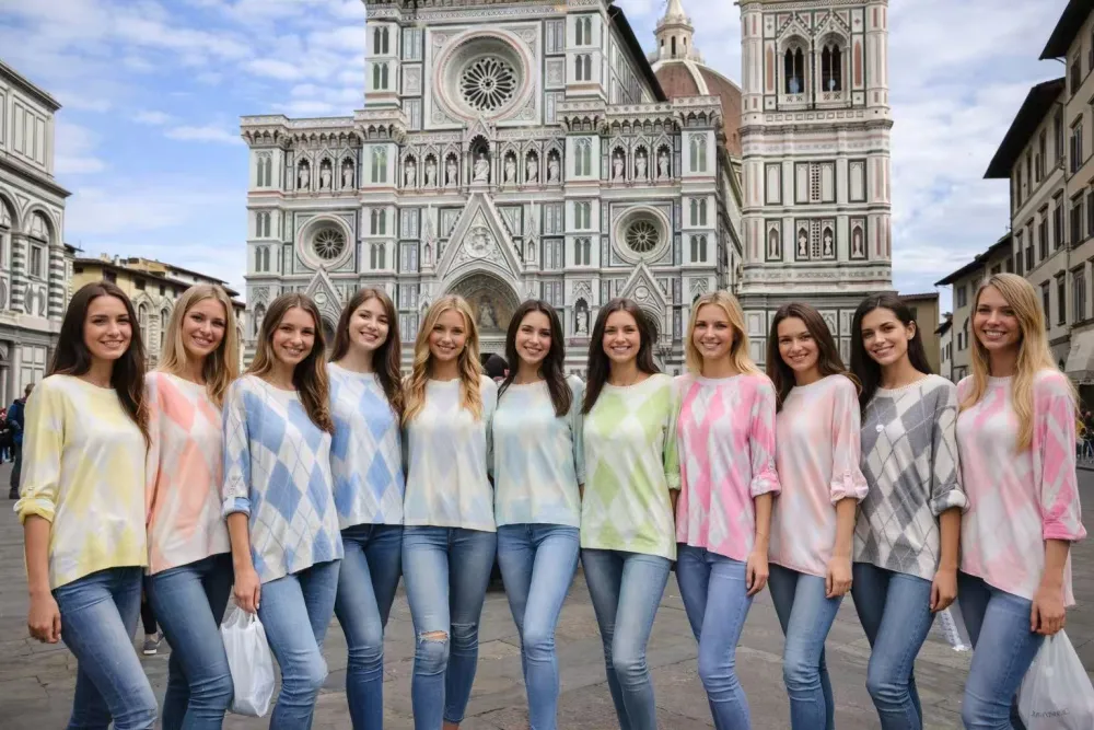 Tunika 3/4 dlhý rukáv dámska (S/M/L ONE SIZE) TALIANSKA MÓDA IMPLI261202ROMBO