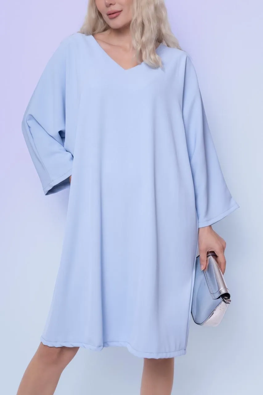 Šaty elegantní dlouhý rukáv dámské (S/M/L ONE SIZE) ITALSKÁ MÓDA IMPLI2651872