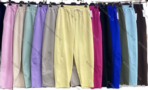 Kalhoty outdoorové dámské nadrozměr (42/44/46 ONE SIZE) ITALSKÁ MÓDA IMC26014