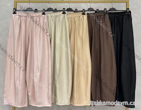 Kalhoty letní dámské (S/M/L ONE SIZE) ITALSKÁ MÓDA IMC26025