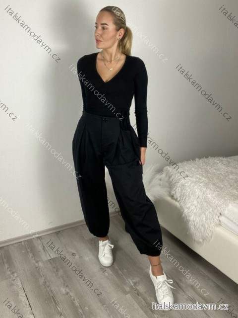 Kalhoty volnočasové dámské (S/M/L ONE SIZE) ITALSKÁ MÓDA IMSM26032/DUR