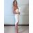 Šaty svatební společenské na ramínka dámské SARA (S/M ONE SIZE) ITALSKÁ MÓDA IMPMD2643093B