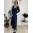 Šaty dlhé voľnočasové teplé dlhý rukáv dámske ALEX (S/M/L ONE SIZE) TALIANSKA MÓDA IM425574