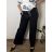 Kalhoty dlouhé elegantní dámské nadrozměr (2X-5XL/6XL) MIEGO MIE2611061/DUR 3XL Černá