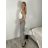 Nohavice dlhé elegantné dámske nadrozmer (S/M - M/L - XL/2XL) MIEGO MIE262539/DUR M / L šedá