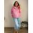 Bunda slabá šusťáková s kapucí oversize dámská (44/46/48 ONE SIZE) ITALSKÁ MÓDA IMSM26041