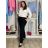 Nohavice dlhé elegantné dámske nadrozmer (S/M - M/L - XL/2XL) MIEGO MIE262539/DUR M / L béžová