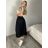 Sukně středně dlouhá dámská (S/M/L ONE SIZE) ITALSKÁ MÓDA IMWKH26945/DUR S/M/L Černá