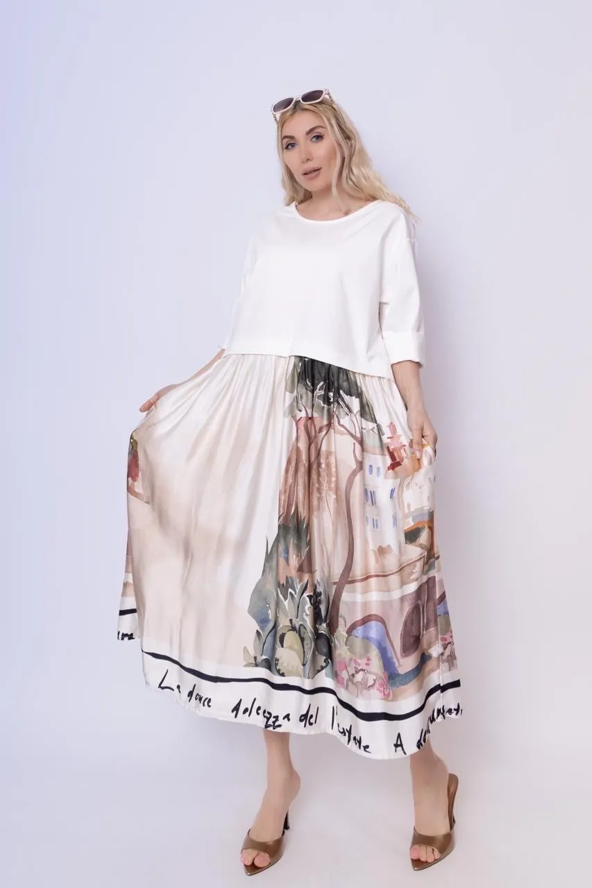 Šaty letné krátky rukáv dámske (S/M/L ONE SIZE) TALIANSKA MÓDA IMPLI2652081