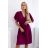 Šaty krátké letní krátký rukáv dámské (S/M/L ONE SIZE) ITALSKÁ MÓDA IMD250003