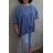 Tunika 3/4 dlouhý rukáv dámská (S/M/L ONE SIZE) ITALSKÁ MÓDA IMD26009