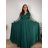 Šaty dlouhé elegantní společenské,dlouhý rukáv dámské nadrozměr (4XL-6XL) ITALSKÁ MÓDA FMPCH269391/DR 4XL tmavě smaragdová