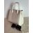 Kabelka dámska (23x30) TESSRA KABELKY TES26225H60701/DUR ONE SIZE béžová