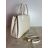 Kabelka dámska (23x30) TESSRA KABELKY TES26225H60701/DUR ONE SIZE béžová