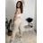 Kalhoty elegantní dámské (S/M/L ONE SIZE) ITALSKÁ MÓDA IM426030