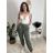 Kalhoty elegantní dámské (S/M/L ONE SIZE) ITALSKÁ MÓDA IM426030