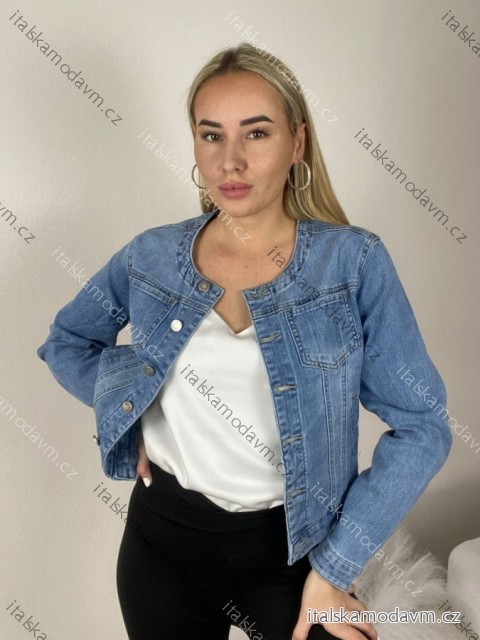 Bunda riflová jeans dámska MOON (S-2xl) MOON GIRL MOG26GY1158/DU