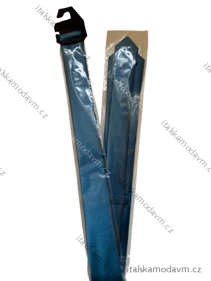 Kravata pánska úzka 6x72, 5cm JASMAN (one size) turecká móda JSM25001/DUR petrolejová