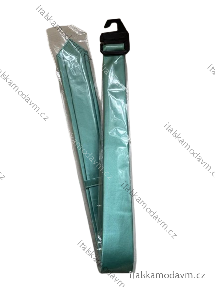 Kravata pánská úzká 6x72,5cm JASMAN (one size) turecká móda JSM25001/DUR tyrkysová