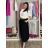 Sukňa dlhá dámska (S/M/L ONE SIZE) TALIANSKA MÓDA IMSM26105/DUR S/M/L čierna