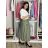 Sukně dlouhá dámská (S/M/L ONE SIZE) ITALSKÁ MÓDA IMSM26105/DUR S/M/L zelená khaki