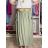 Sukně dlouhá dámská (S/M/L ONE SIZE) ITALSKÁ MÓDA IMSM26105/DUR S/M/L zelená khaki