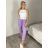 Kalhoty strečové dlouhé dámské PANTALONE (S/M/L ONE SIZE) IMPOZ25LV-6318/DUR fuchsiová S/M/L