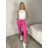 Kalhoty strečové dlouhé dámské PANTALONE (S/M/L ONE SIZE) IMPOZ25LV-6318/DUR fuchsiová S/M/L