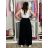 Nohavice elegantní dlhé s opaskom dámske BEATA (S/M/L ONE SIZE) TALIANSKA MÓDA IMWHA261112/DUR S/M/L čierna