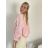 Bunda krátká oversize dlouhý rukáv dámská (S/M/L ONE SIZE) ITALSKÁ MÓDA IMWCA26002/DR S/M/L růžová světlá