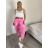 Kalhoty volnočasové tříčtvrteční 3/4 krátké dámské nadrozměr (S/M/L ONE SIZE) ITALSKÁ MÓDA IM426008