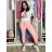 Kalhoty strečové dlouhé dámské PANTALONE (S/M/L ONE SIZE) IMPOZ25LV-6318/DUR fuchsiová S/M/L