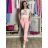 Kalhoty strečové dlouhé dámské PANTALONE (S/M/L ONE SIZE) IMPOZ25LV-6318/DUR fuchsiová S/M/L