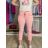 Kalhoty strečové dlouhé dámské PANTALONE (S/M/L ONE SIZE) IMPOZ25LV-6318/DUR fuchsiová S/M/L