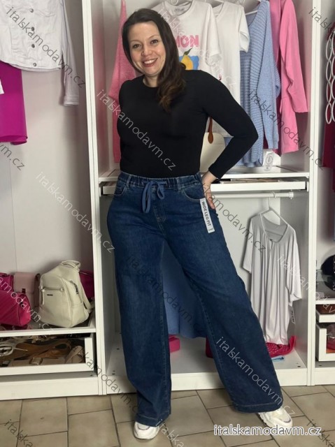 Rifle jeans dlouhé široké nohavice wide leg fit dámské (XS-2XL) RE-DRESS RED26RE3207/DUR
