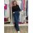 Rifle jeans dlouhé široké nohavice wide leg fit dámské (XS-2XL) RE-DRESS RED26RE3207/DUR 34 modrá džínová