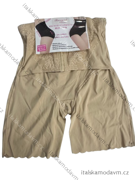 Kalhotky stahovací s nohavičkou nadrozměr dámský (2XL-4XL) ROS263102/DU 3XL béžová