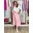 Sukňa s páskem dlhá dámska WENDY (S/M/L ONE SIZE) TALIANSKA MÓDA IMWHA26001/DUR S/M/L ružová