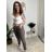 Kalhoty strečové dámské LINDA (S/M/L ONE SIZE) ITALSKÁ MÓDA IM4251163